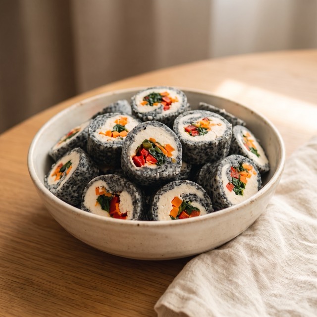 강아지 김밥